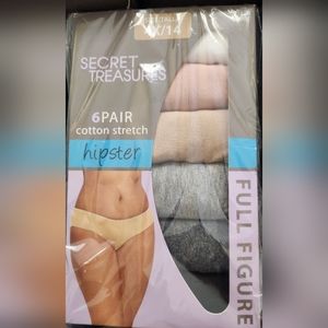 Secret Treasures size 4x/14 hipster underwear